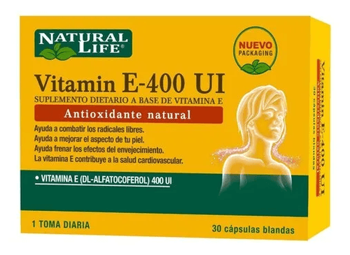 Vitamina E-400 ui (30 capsulas)