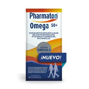 Suplemento dietario multivitamínico omega 50+ plus (30 cápsulas)