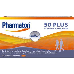 Suplemento dietario multivitamínico omega 50+ plus (30 cápsulas)