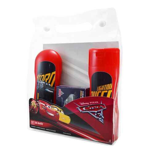 Set de baño + bolsa cars 3