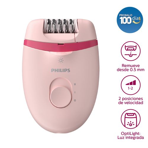 Depiladora electrica satinelle essential opti light y accesorios