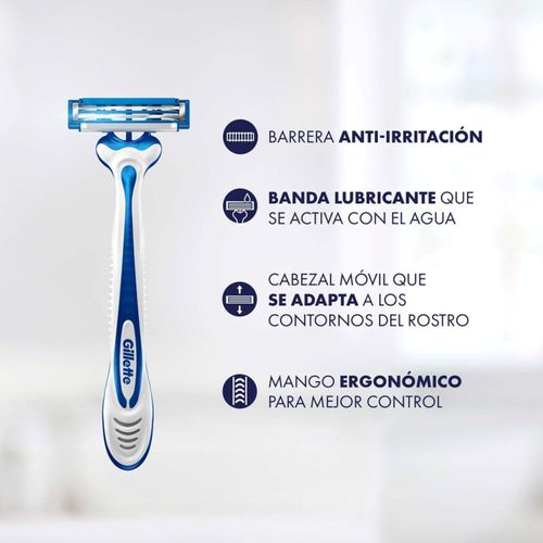 Máquina afeitar derma protección (2 unidades)
