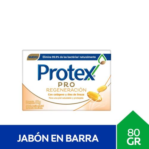 Jabón de tocador antibacterial pro regeneración 80g