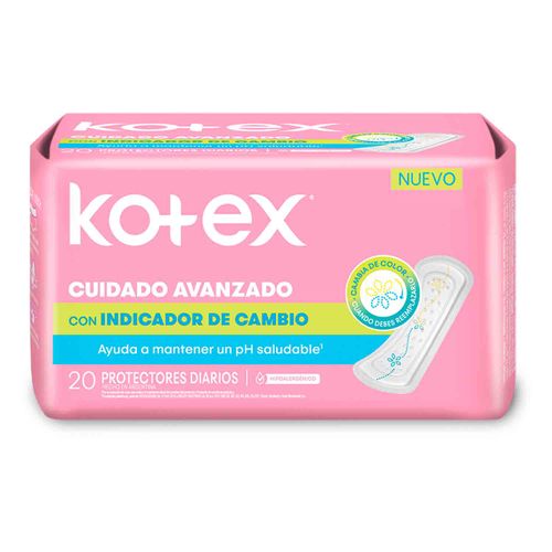 Protector diario  con indicador de cambio (20 unidades)