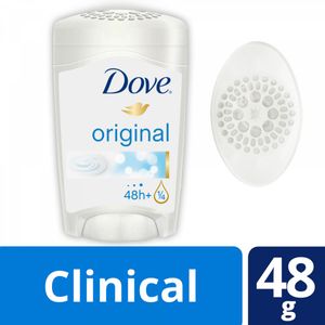 Antitranspirante clinical en barra 48 gr