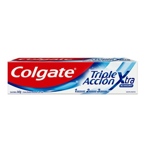 Crema dental triple accion extra blancura 140 gr