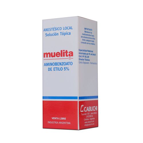 Muelita cabuchi solución tópica