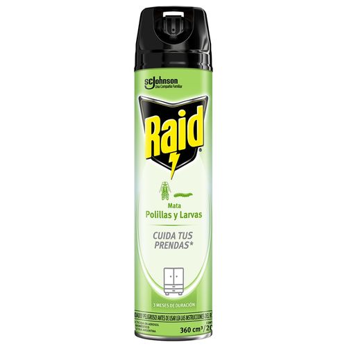 Insecticida en aerosol mata polillas y larvas 360 ml