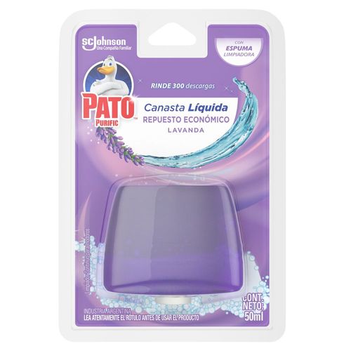 Canasta liquida lavanda repuesto 50 ml