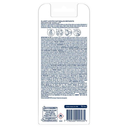 Aceite natural vainilla (repuesto)