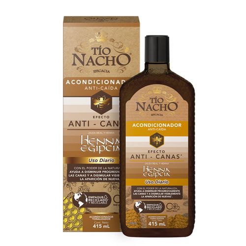 Acondicionador henna egipcia efecto anti canas 415 ml