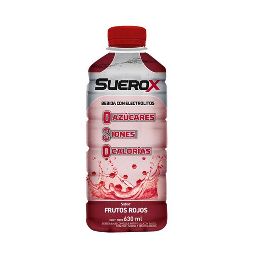 Bebida hidratante frutos rojos 630 ml