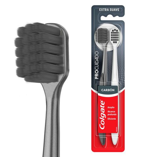 Cepillo de dientes pro cuidado carbon (2 unidades)