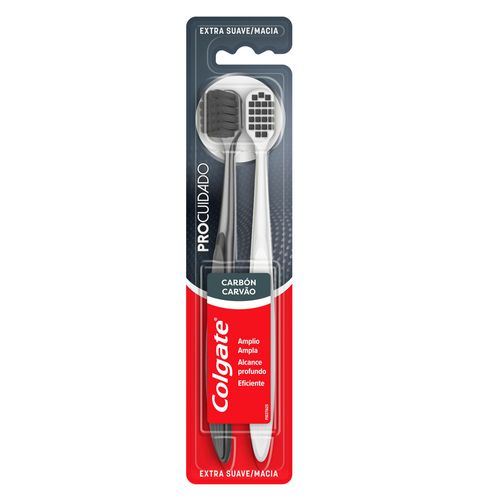 Cepillo de dientes pro cuidado carbon (2 unidades)
