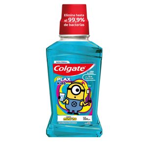 Enjuague bucal plax niños minions 250ml
