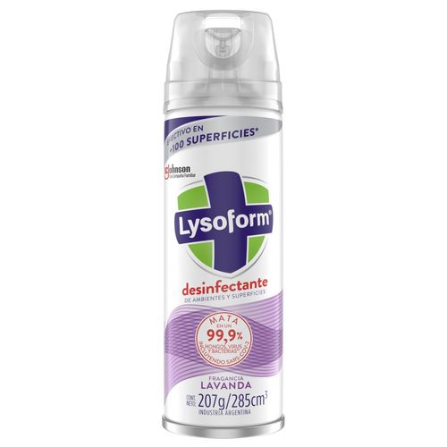 Desinfectante de Ambientes y Elimina Olores Lavanda en Aerosol 285ml