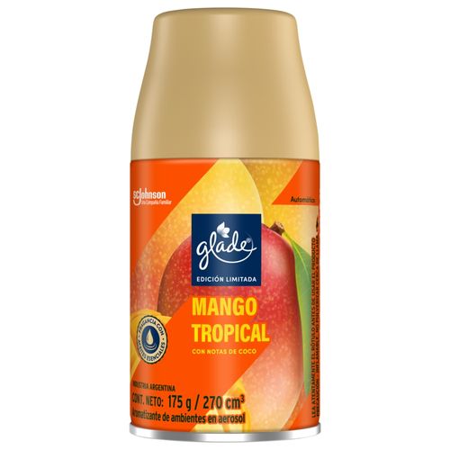 Aromatizante Automático Edición Limitada Mango Tropical Repuesto 270ml