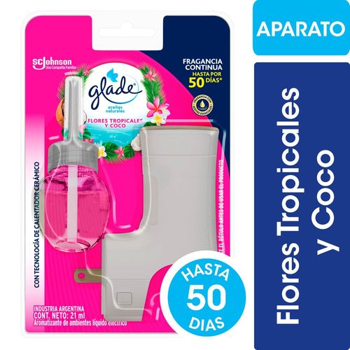 Aromatizante de Ambientes Aceites Naturales Aparato + Repuesto 21ml
