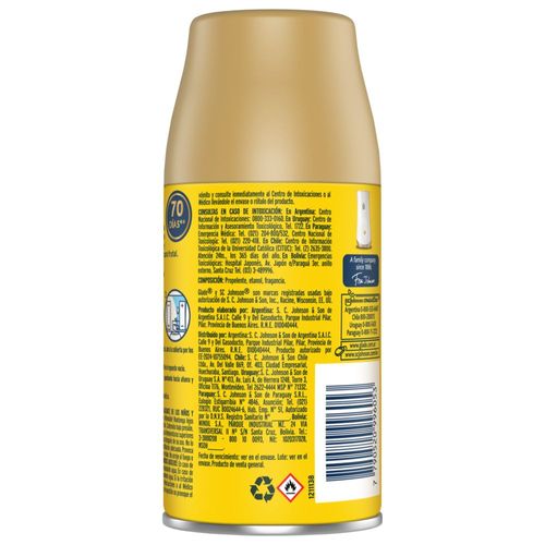 Aromatizante de Ambientes Automático Limón Refrescante Repuesto 175gr