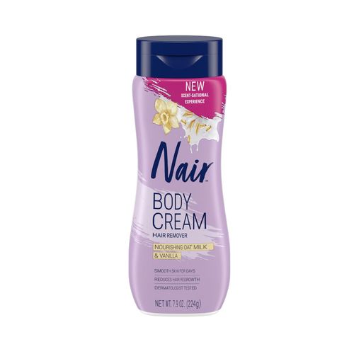 Crema corporal depilatoria leche de avena y vainilla 224 gr