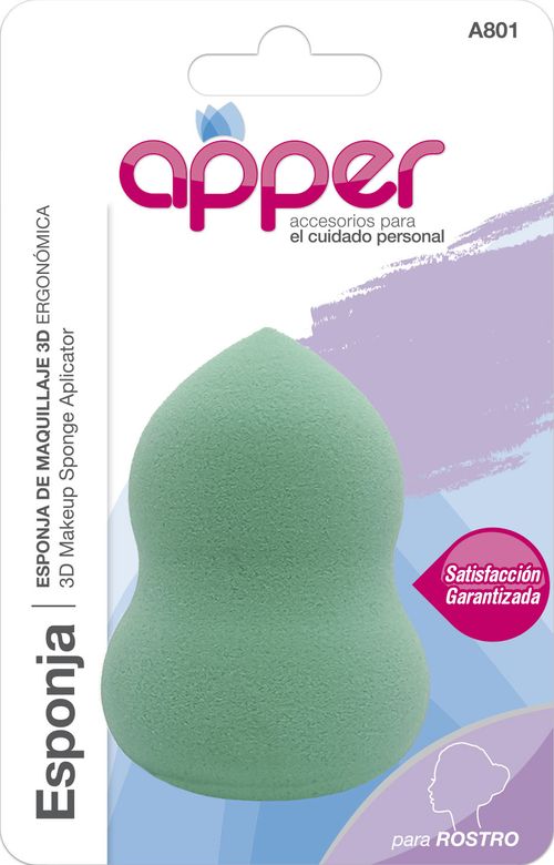 Esponja maquillaje 3d ergonomica