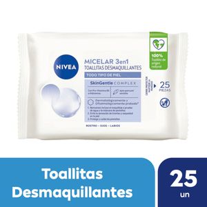 Toallitas limpiadoras 3 en 1 MicellAir (25 unidades)