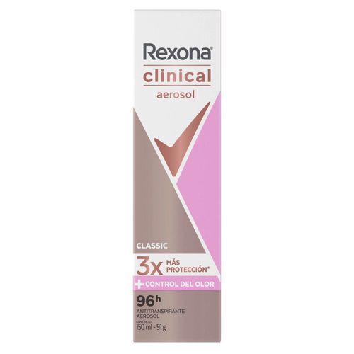 Antitranspirante en aerosol clinical classic 150 ml