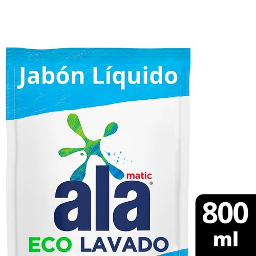 Jabón líquido baja espuma 800 ml