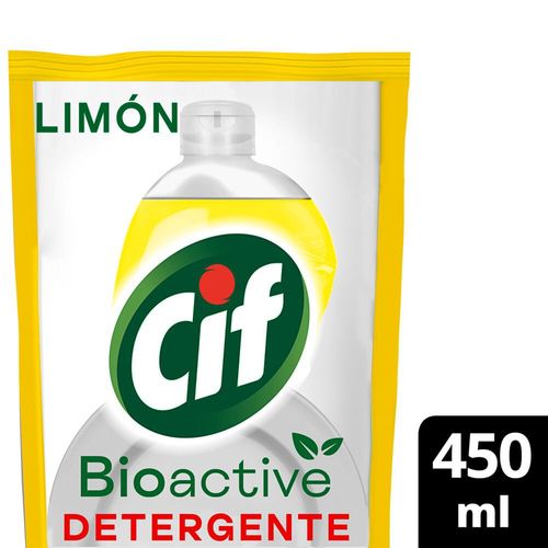 Detergente active gel limón doypack 450 ml