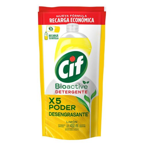 Detergente active gel limón doypack 450 ml