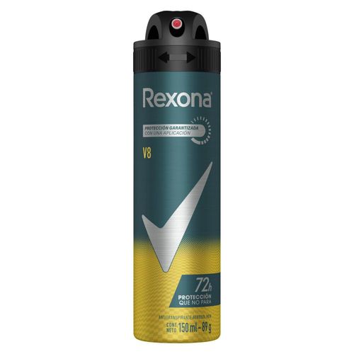 Desodorante antitranspirante v8 en aerosol 150 ml