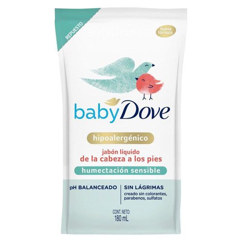 Jabón líquido baby humectación sensible refill 180 ml