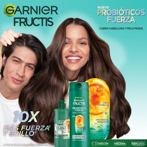 Combo Probióticos Fuerza: Shampoo, Acondicionador y Crema Para Peinar