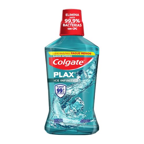 Enjuague bucal plax ice infinity 500 ml