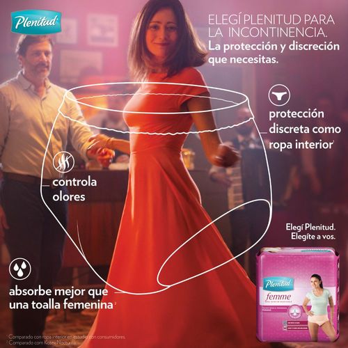 Ropa interior femme pant p/m (8 unidades)