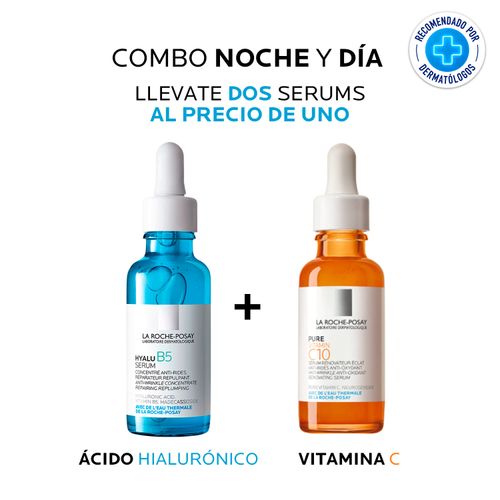 Combo día y noche (hyalu b5 + Vit C)