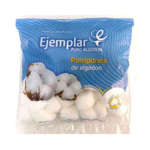 Algodón en pompones (50 unidades)