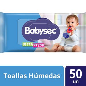 Toallas humedas ultra fresh 50 unidades