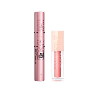 Combo de maquillaje: mascara de pestañas sky high wsh + labial lifter gloss moon