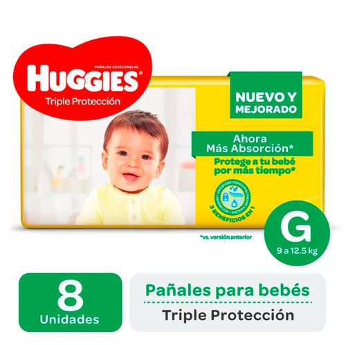 Pañales classic G (8 unidades)