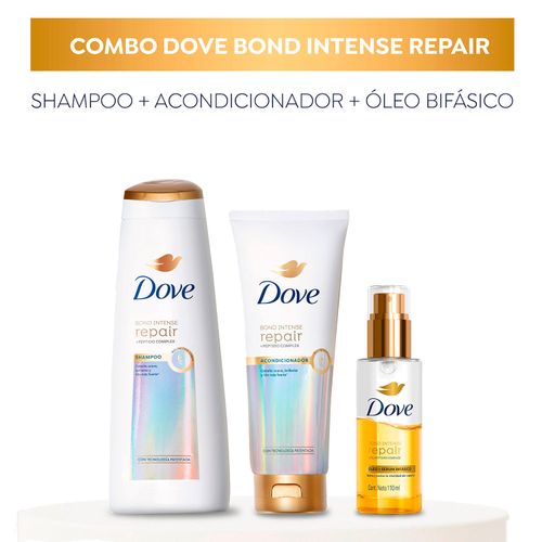Combo shampoo + acondicionador + óleo bifásico  bond intense repair