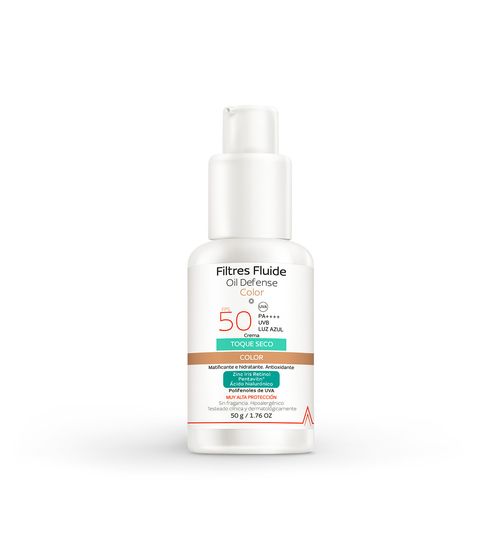 Protector filtres fluide oil defense color 50+ 50 ml