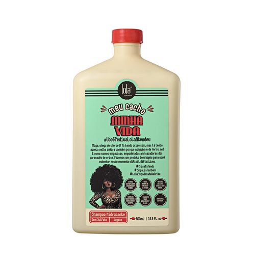 Shampoo hidra meu cacho minha vida 500 ml