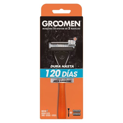 Maquina de afeitar 300 3 filos + 2 cartucho
