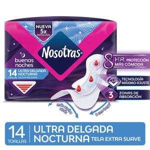 Toallas buenas noches ultra delgada tela extra suave (14 unidades)