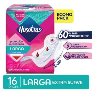 Toalla larga tela extra suave (16 unidades)