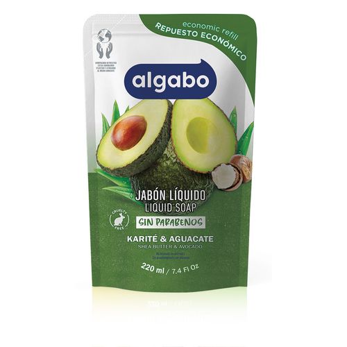 Jabon liquido karite y aguacate doypack 220 ml