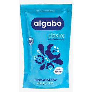 Polvo desodorante repuesto celeste 200 gr