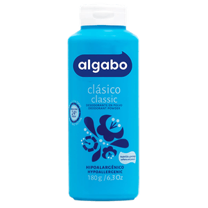 Desodorante en polvo clásico celeste 180 gr