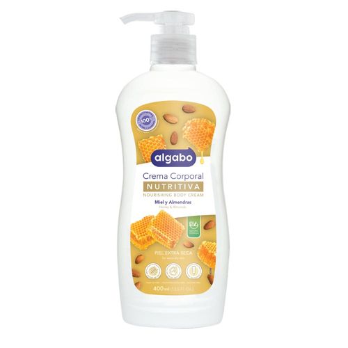 Crema corporal miel-almendra 400 ml